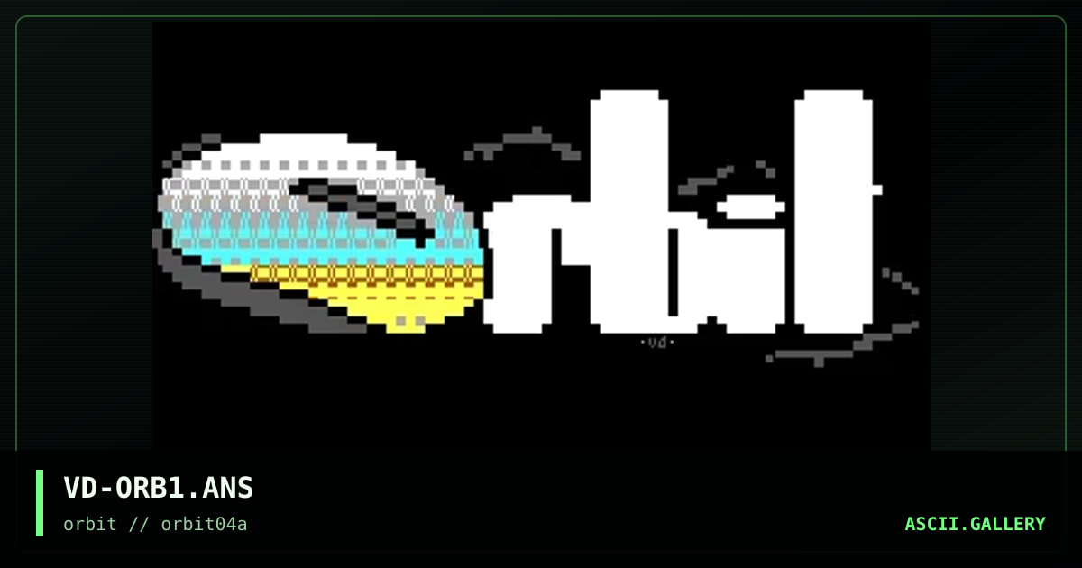 orbit logo!, by veediot, 1995