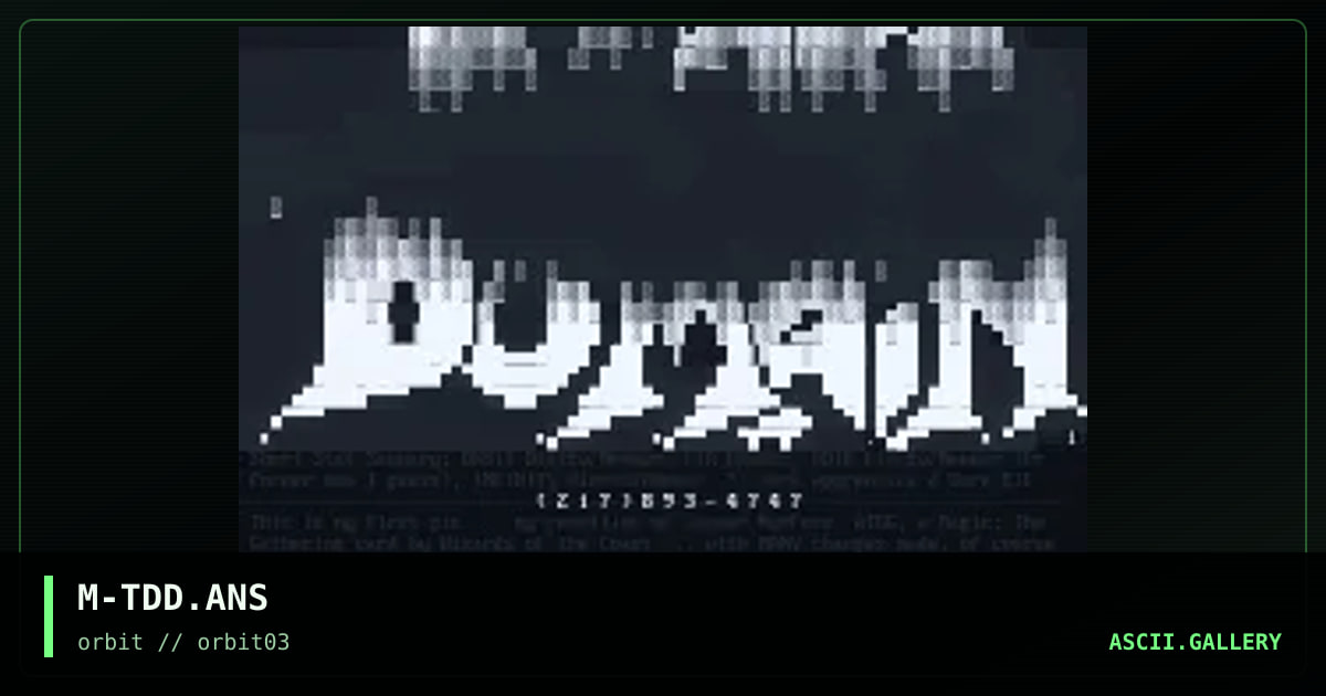 The Dark Domain, by mouse, 1995