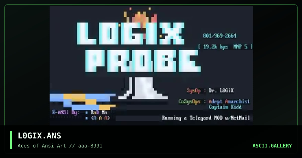 L0GIX.ANS, by rad man, 1991