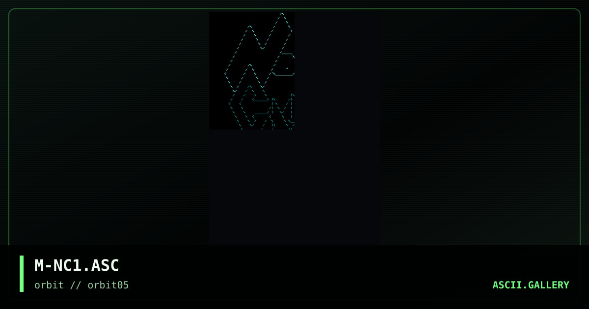 M-NC1.ASC, by untagged, 1995