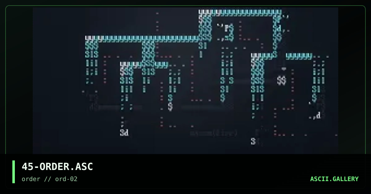 45-ORDER.ASC, by massm, 1996