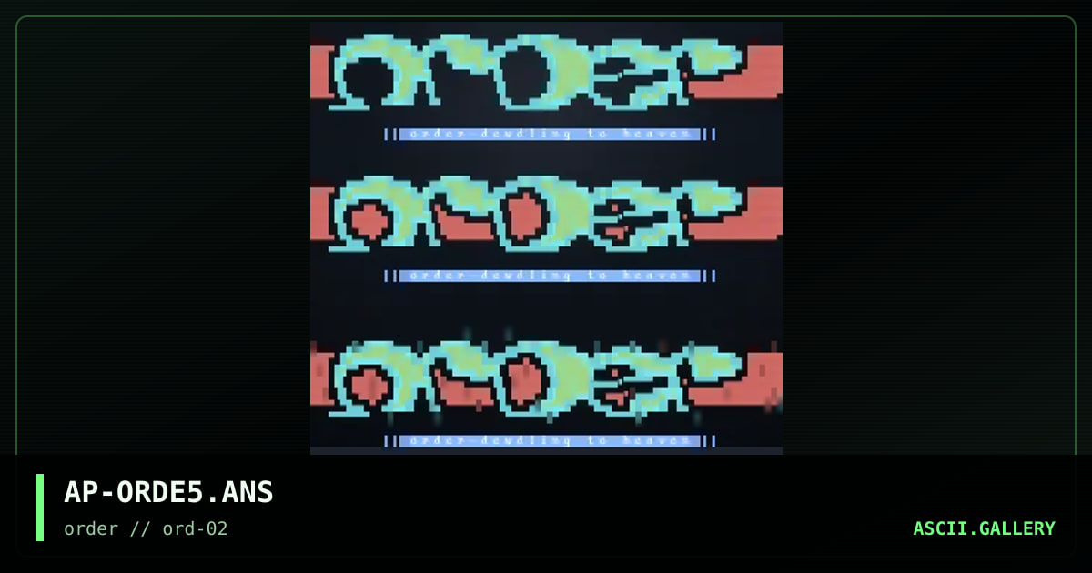 AP-ORDE5.ANS, by apollo, 1996