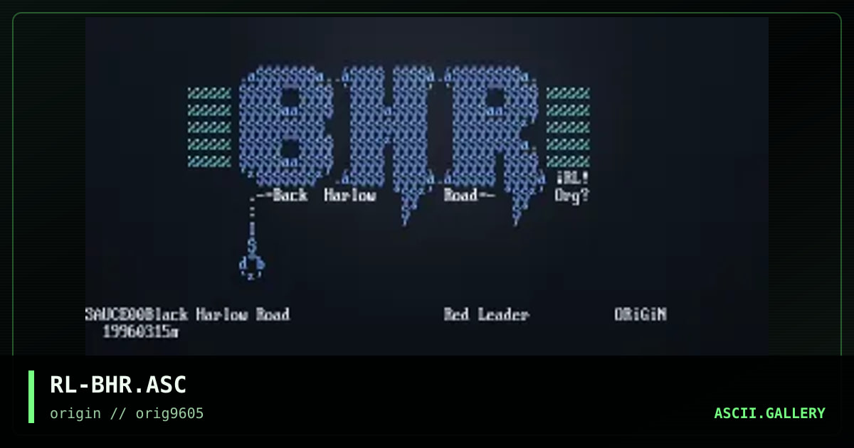 RL-BHR.ASC, by red leader, 1996