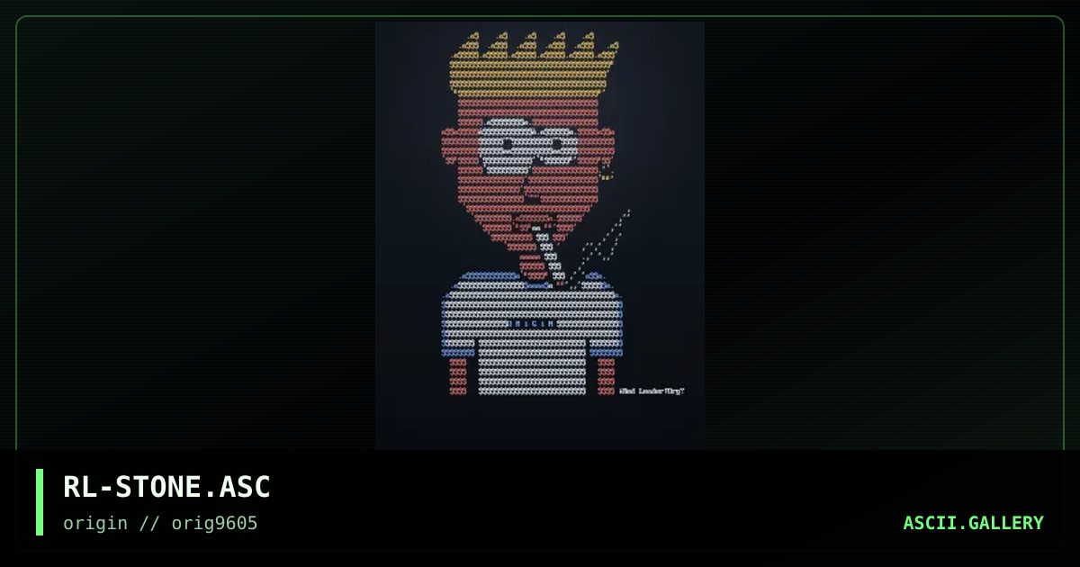 dewd with a joint, by red leader, 1996