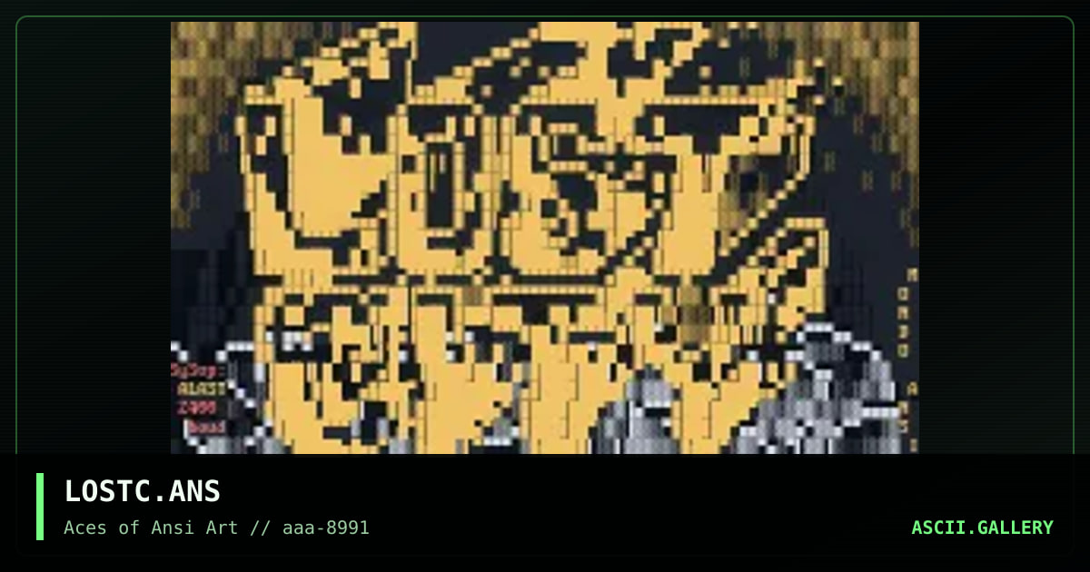 LOSTC.ANS, by mondoman, 1991