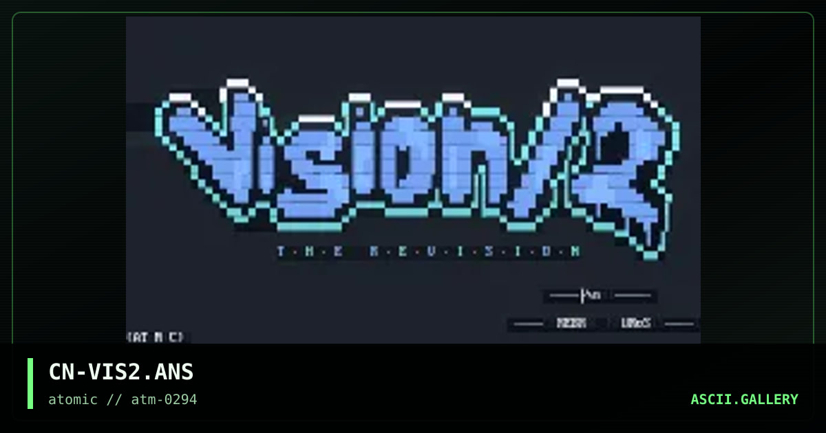 CN-VIS2.ANS, by cerebral neurosis, 1994