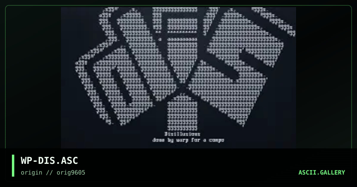 WP-DIS.ASC, by warp, 1996