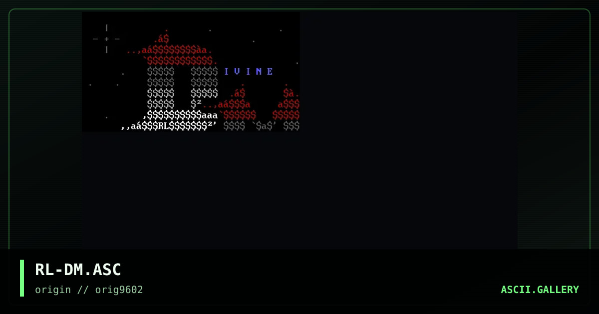 RL-DM.ASC, by red leader, 1996
