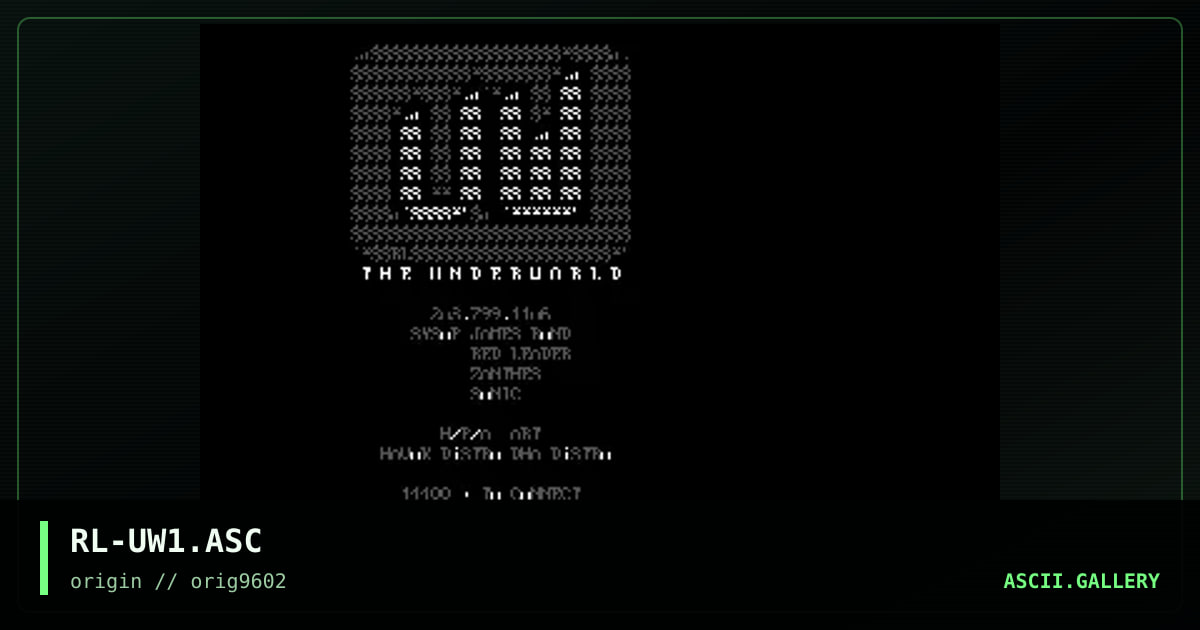 RL-UW1.ASC, by red leader, 1996