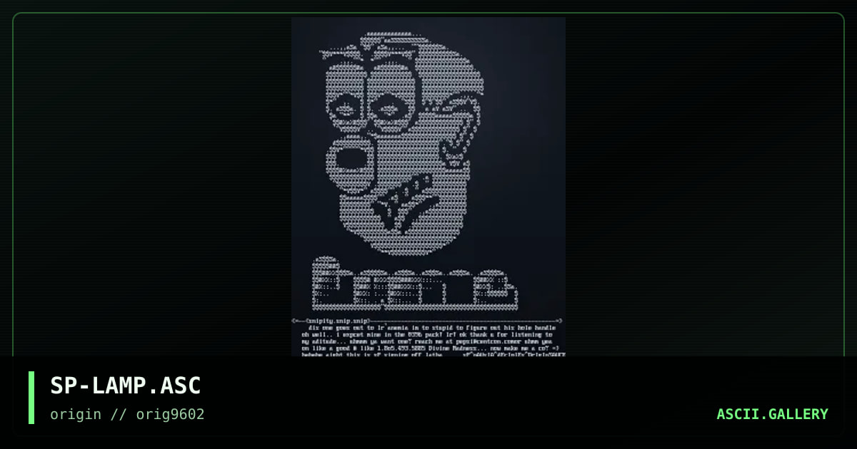 Lame PIC/LOGO, by speed, 1996
