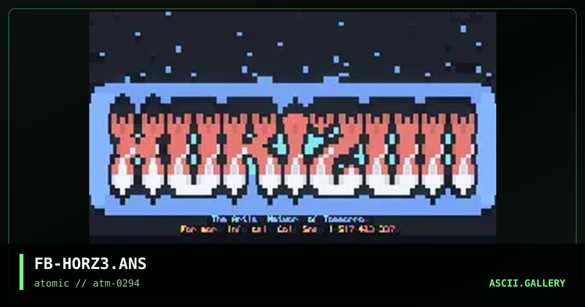 FB-HORZ3.ANS, by frost byte, 1994