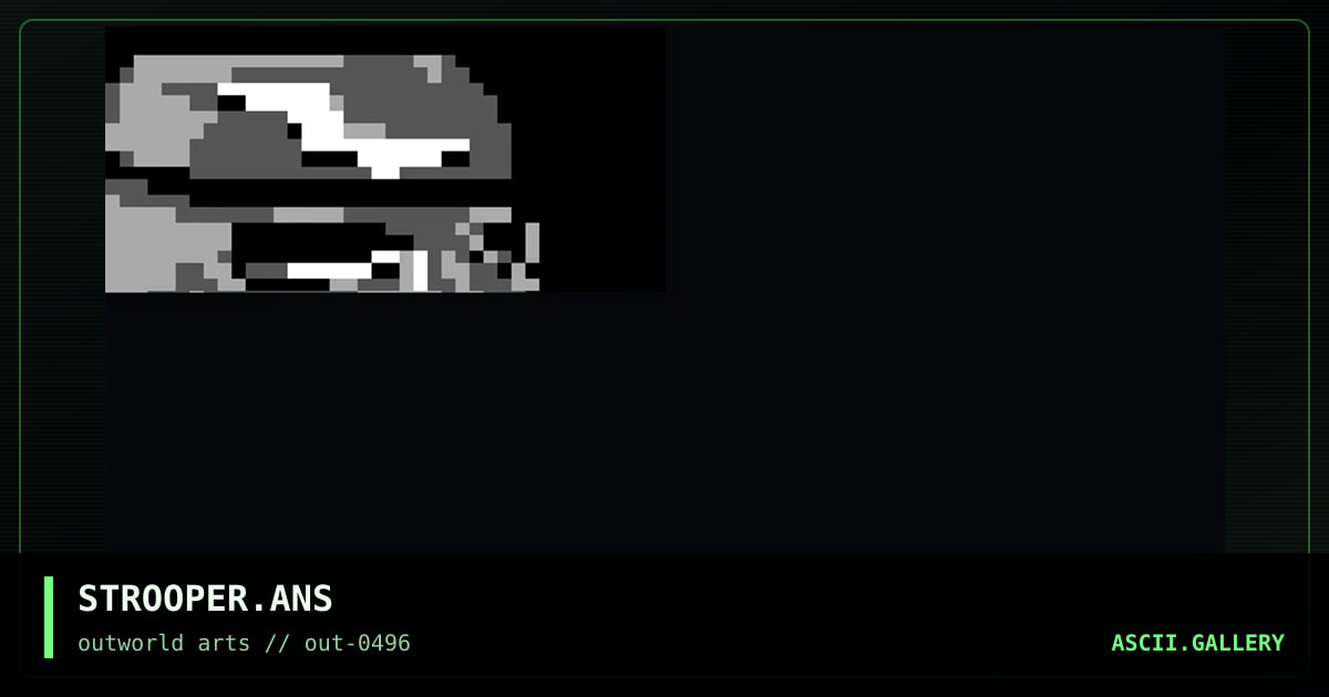 STROOPER.ANS, by sandy chidester, 1996