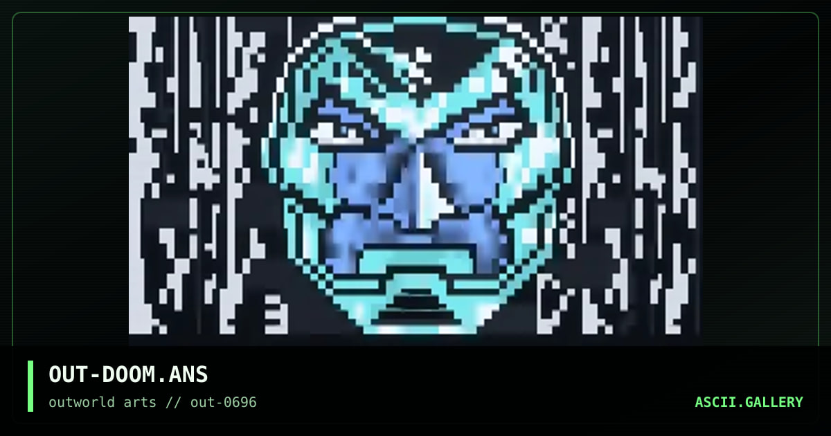 OUT-DOOM.ANS, by sandy chidester, 1996