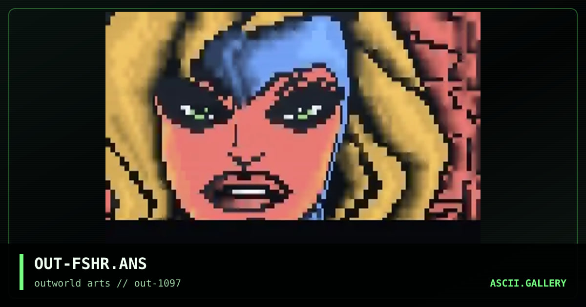 Female Super Hero, by sandy chidester, 1997