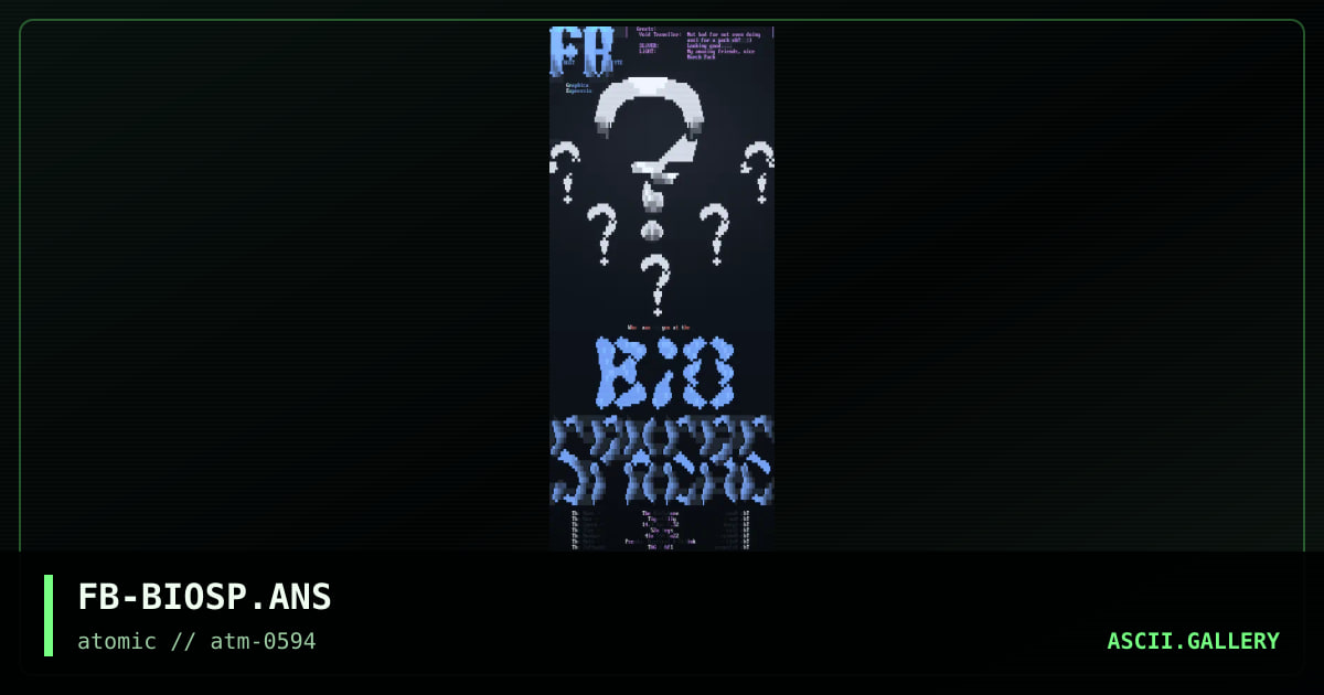 FB-BIOSP.ANS, by frost byte, 1994