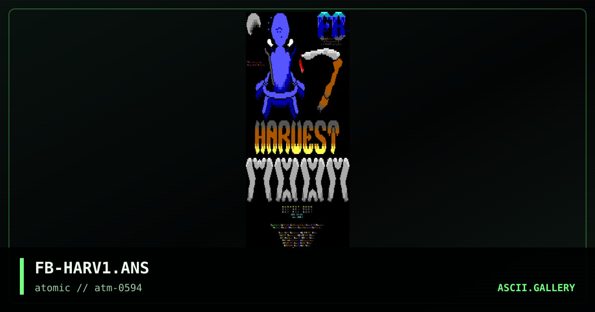 FB-HARV1.ANS, by frost byte, 1994