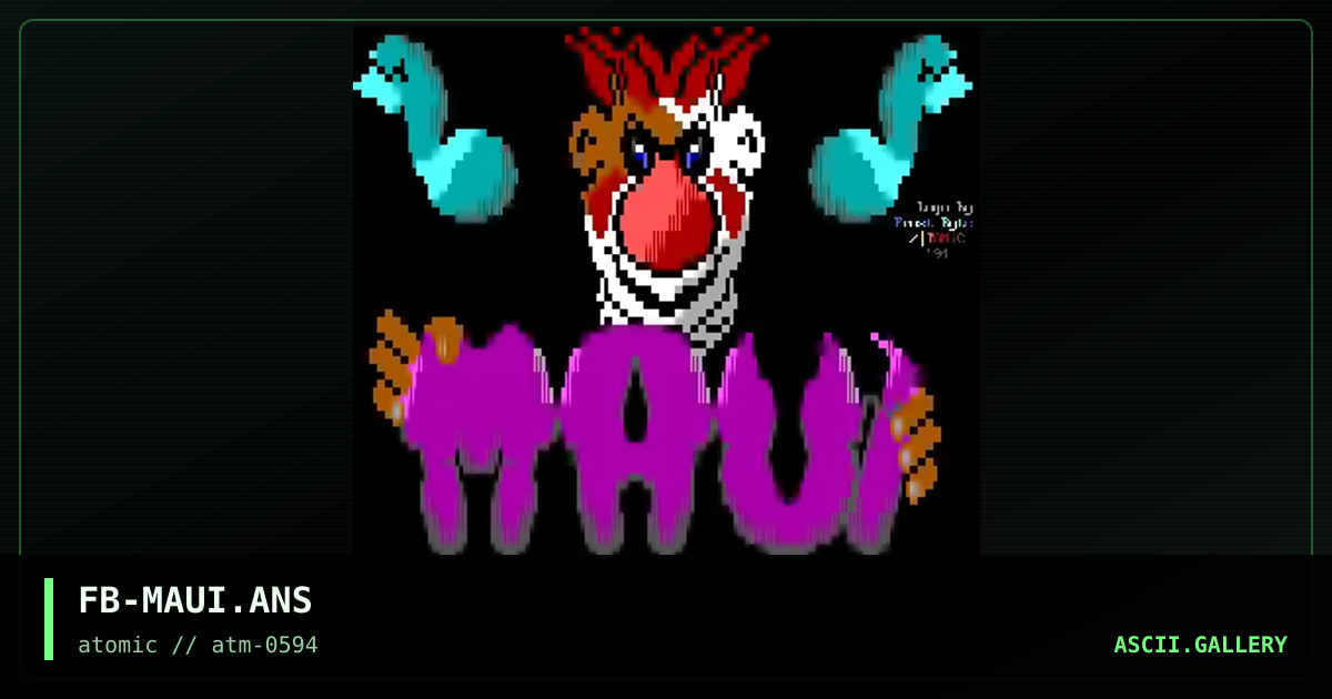 FB-MAUI.ANS, by frost byte, 1994