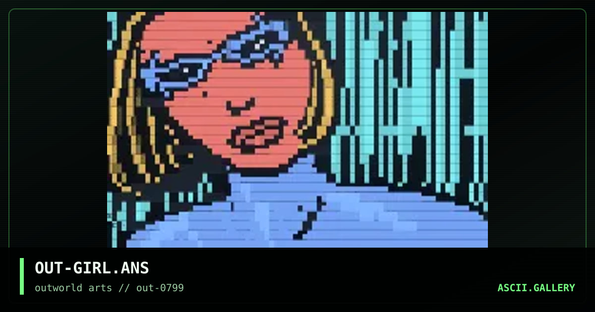 OUT-GIRL.ANS, by sandy chidester, 1999