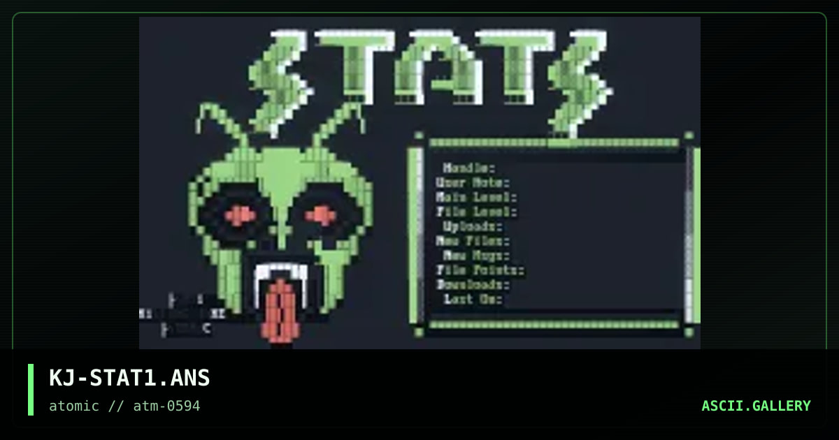KJ-STAT1.ANS, by killing joke, 1994