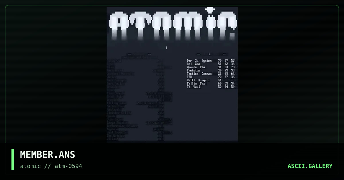MEMBER.ANS, by frost byte, 1994