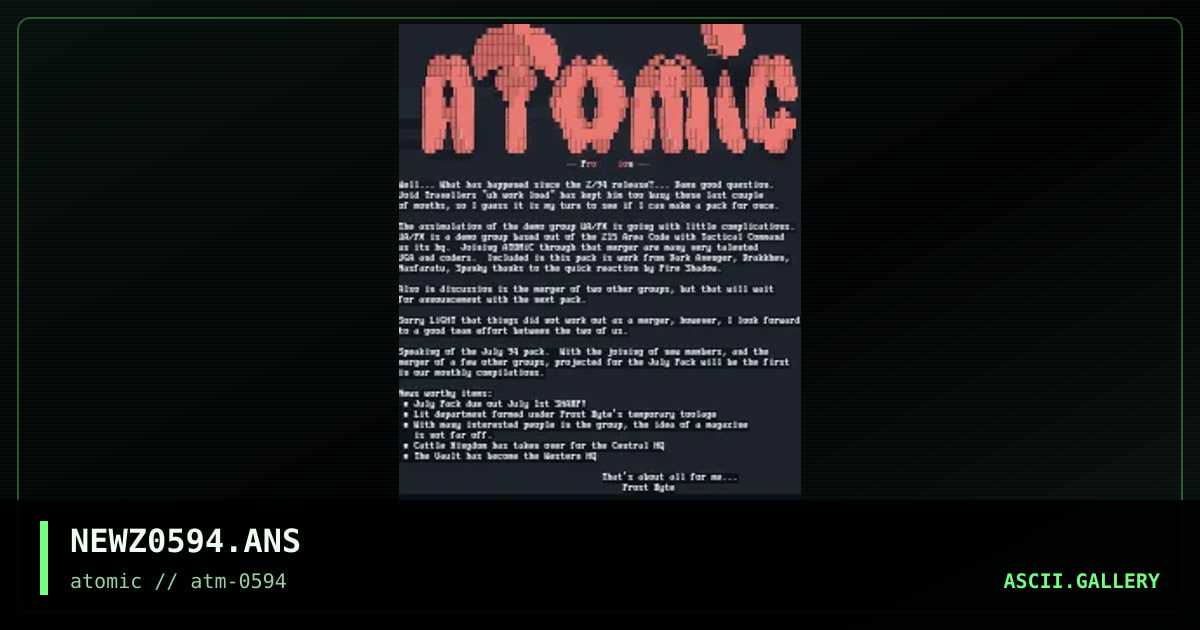 NEWZ0594.ANS, by frost byte, 1994