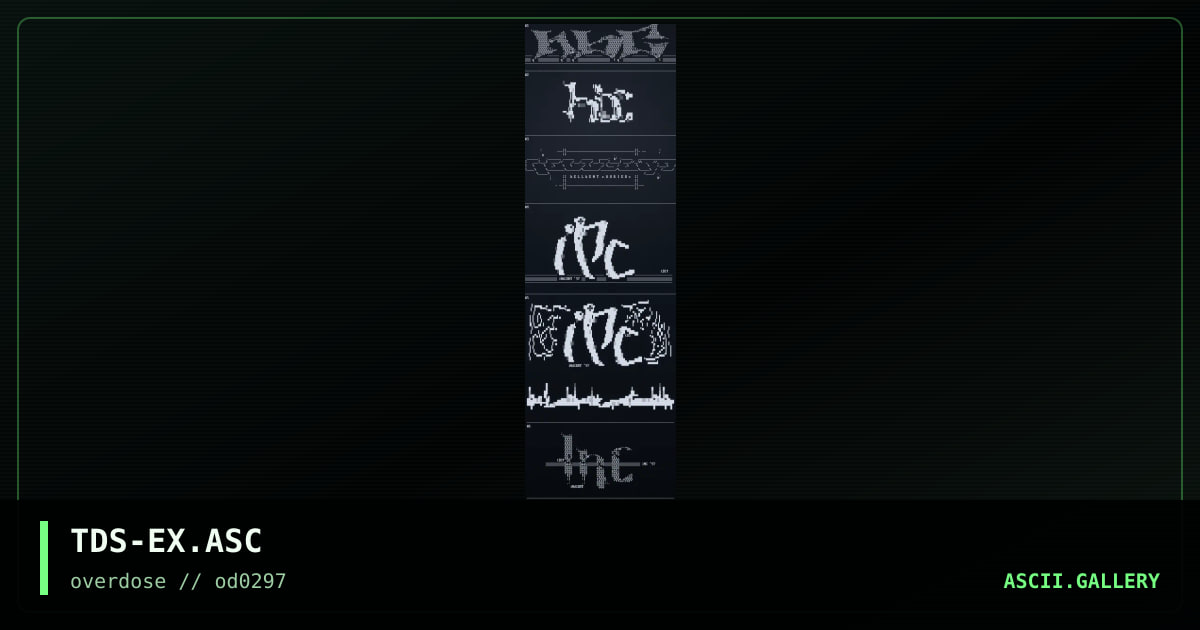 TDS-EX.ASC, by tds, 1997