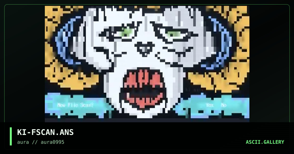 KI-FSCAN.ANS, by kiltrash, 1995