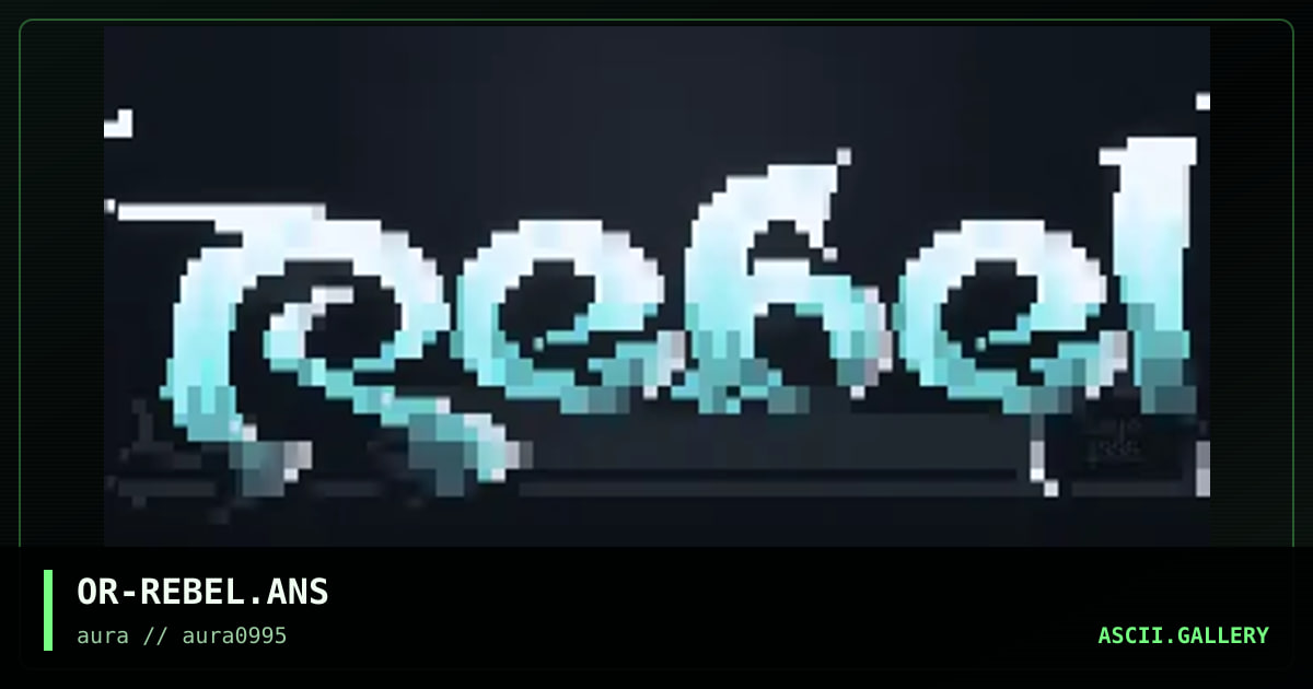 OR-REBEL.ANS, by orpheus, 1995