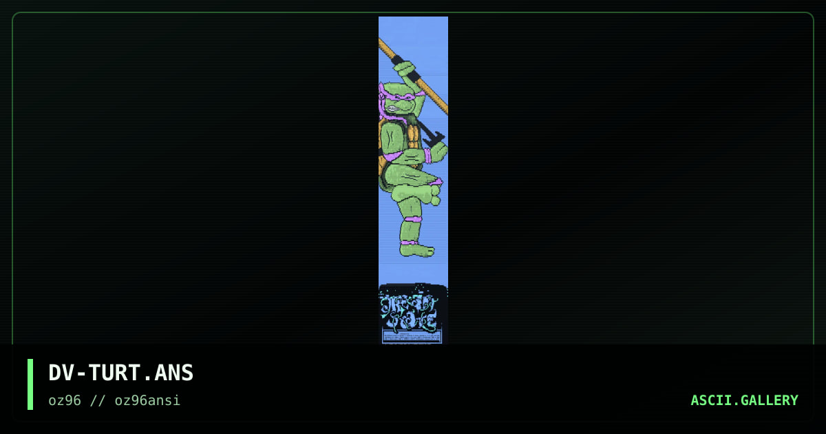 DV-TURT.ANS, by dv, 1996