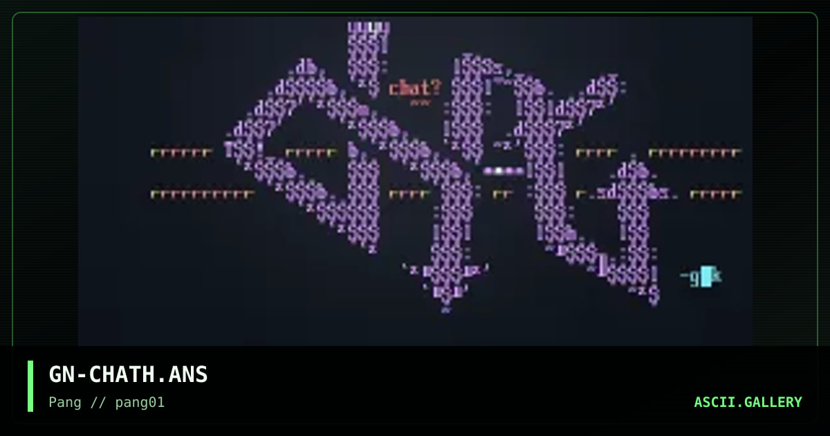 GN-CHATH.ANS, by genick, 1998