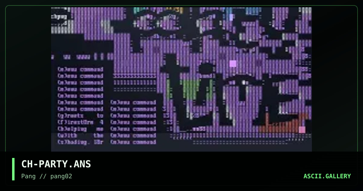 CH-PARTY.ANS, by chronic-pang, 1998