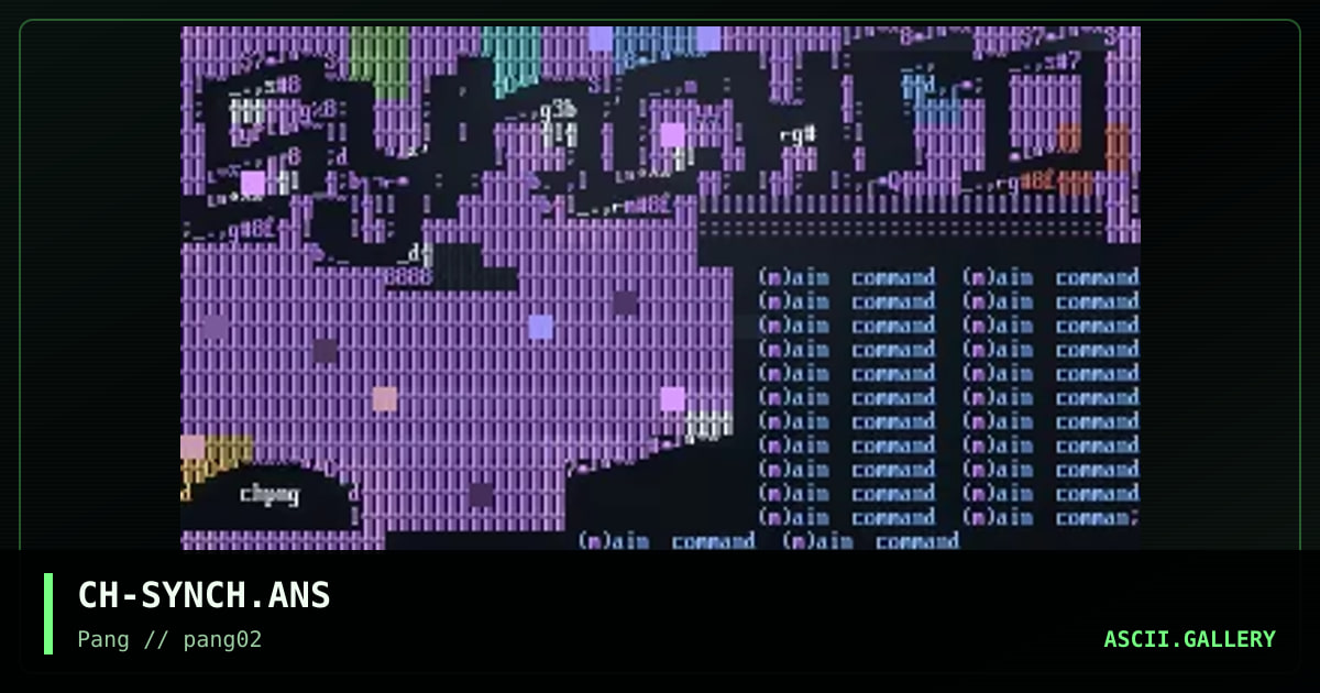 CH-SYNCH.ANS, by chronic-pang, 1998