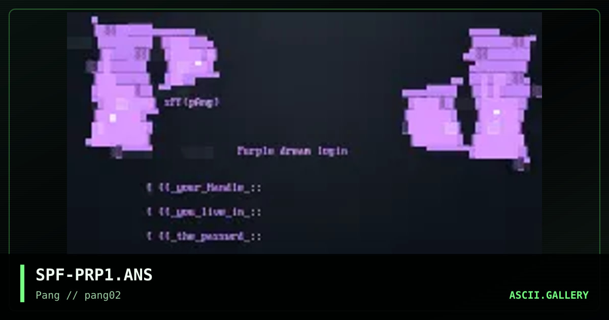 SPF-PRP1.ANS, by spitfire, 1998