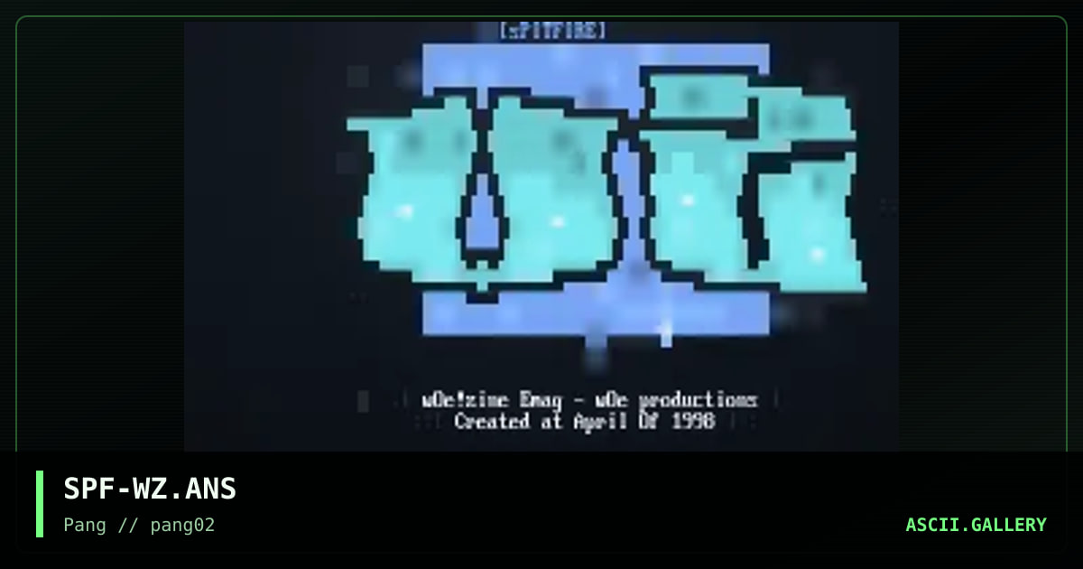 SPF-WZ.ANS, by spitfire, 1998