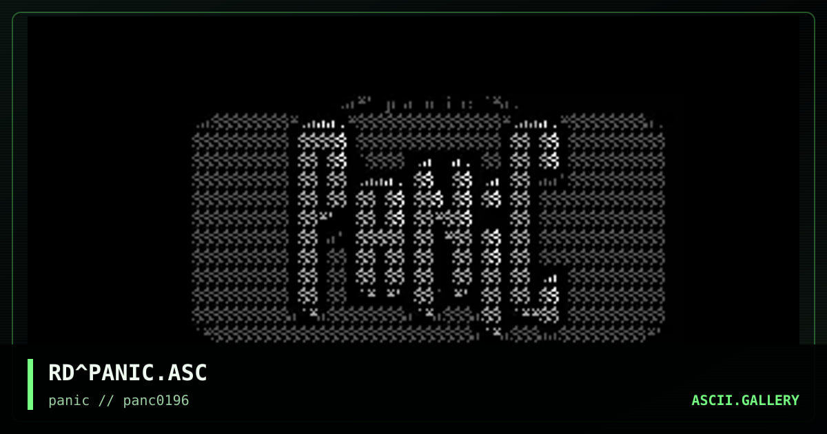 RD^PANIC.ASC, by untagged, 1995