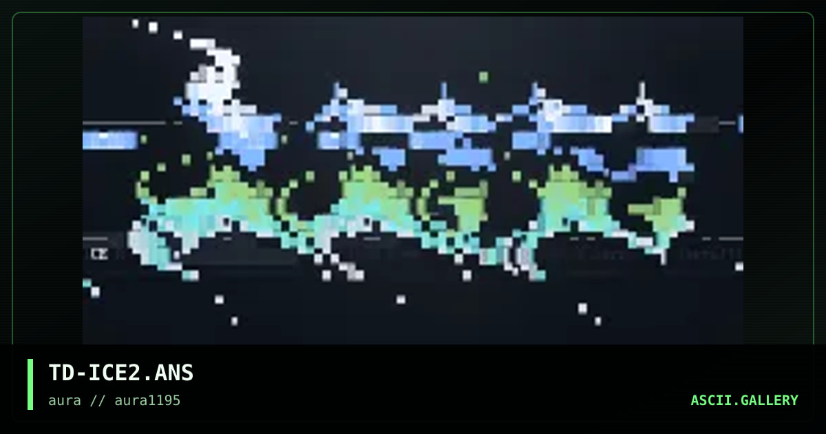 iCE Logo #2, by twilight serenity, 1995