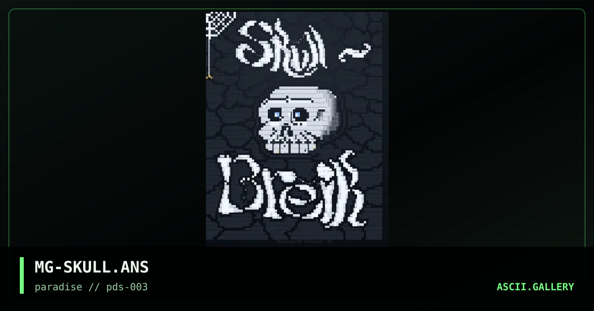 Skull Breik, by magician, 1996