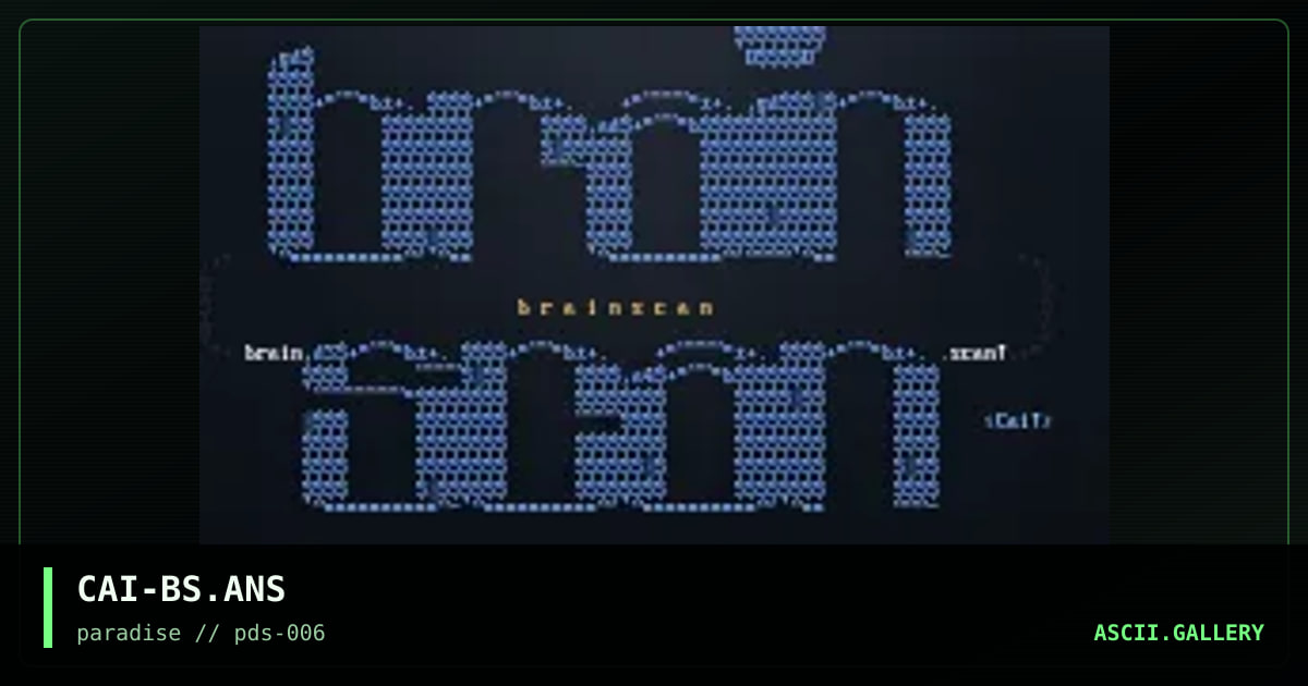 brainscan, by caithor, 1996