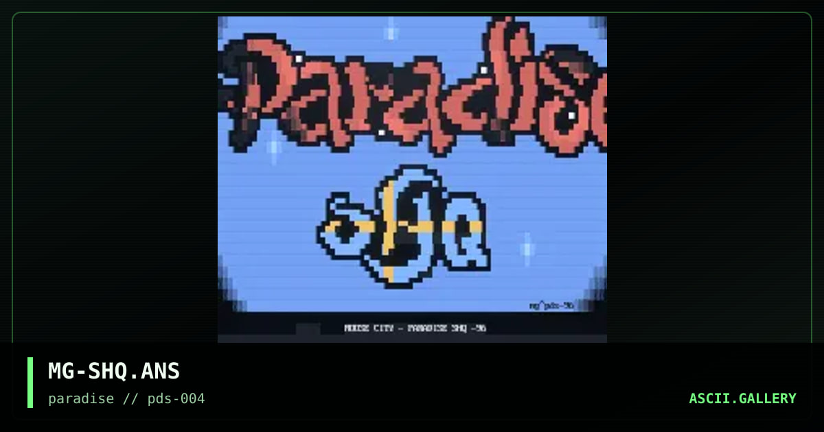 moose city - pds shq, by magician, 1996