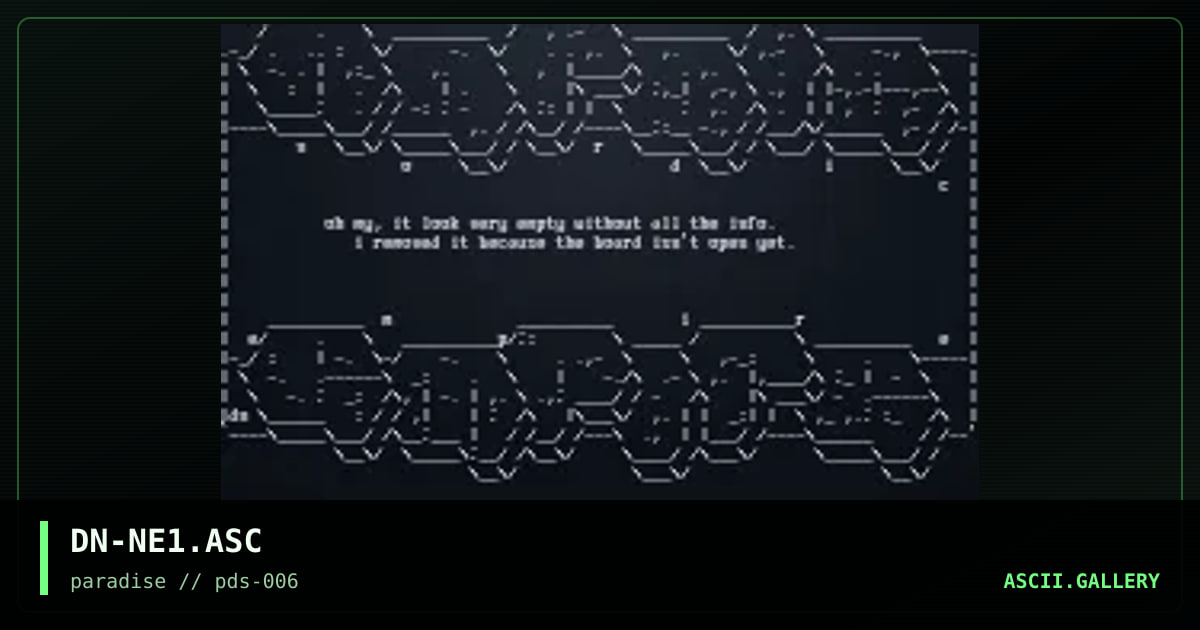 DN-NE1.ASC, by danen, 1996
