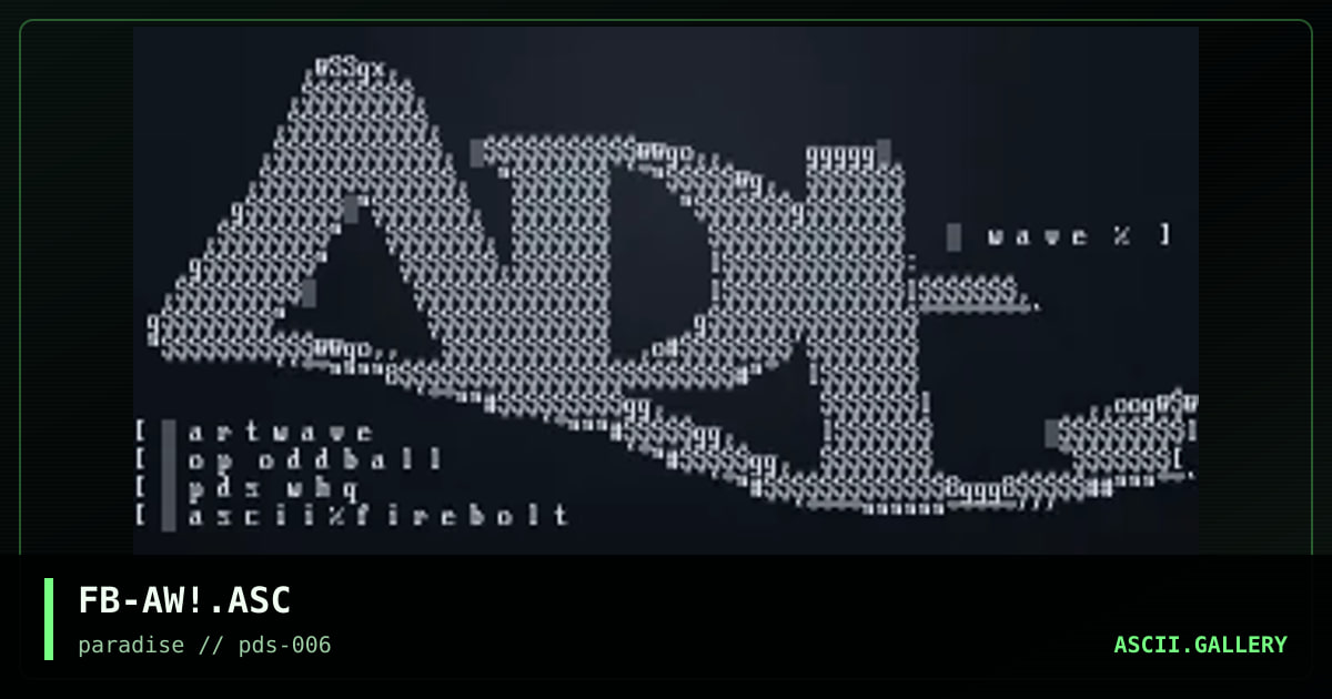 FB-AW!.ASC, by firebolt, 1996