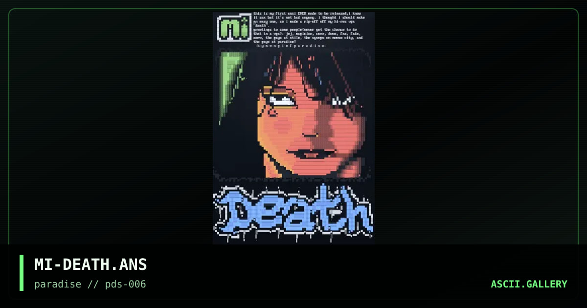 death with greetz, by mongi, 1996