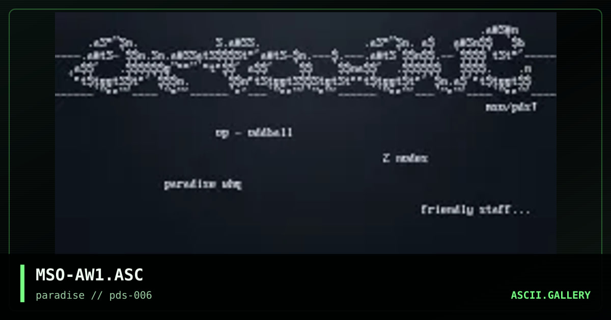 MSO-AW1.ASC, by mso, 1996