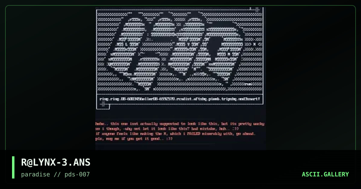 lynx logotype 3, by rumble, 1996