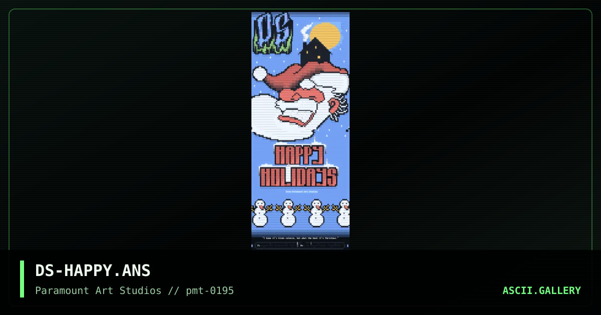 DS-HAPPY.ANS, by devine styler, 1995