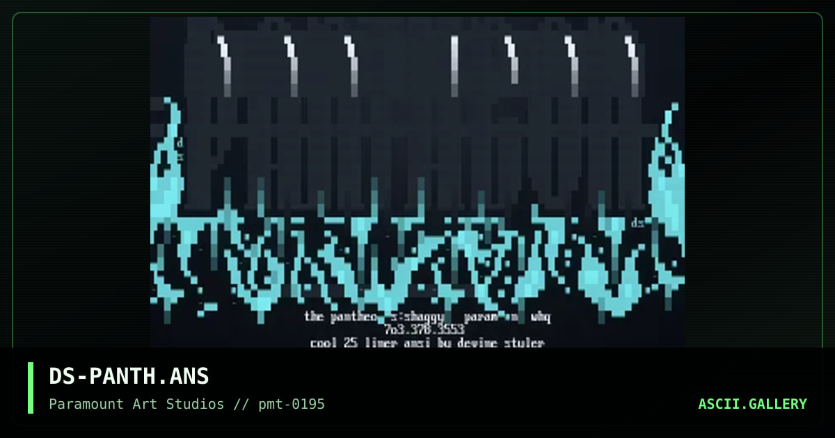 DS-PANTH.ANS, by devine styler, 1995