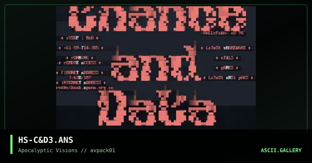 cHACE & dATA, by hellspawn, 1994
