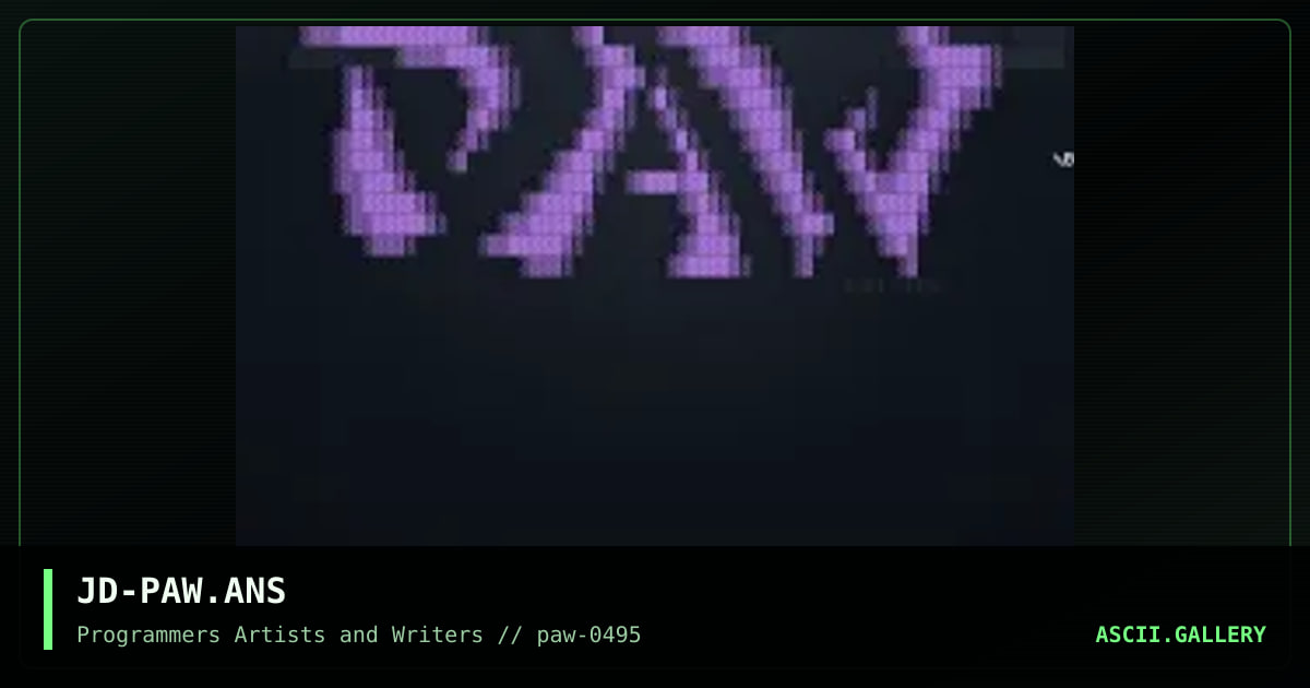 LOGO: Paw, by jedi, 1995