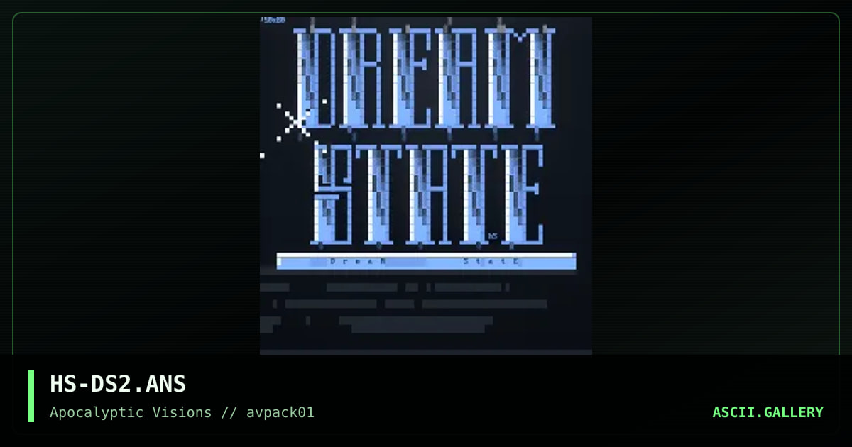 Dream State, by hellspawn, 1994