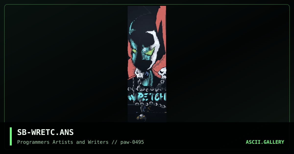 Wretch, by silver blade, 1995